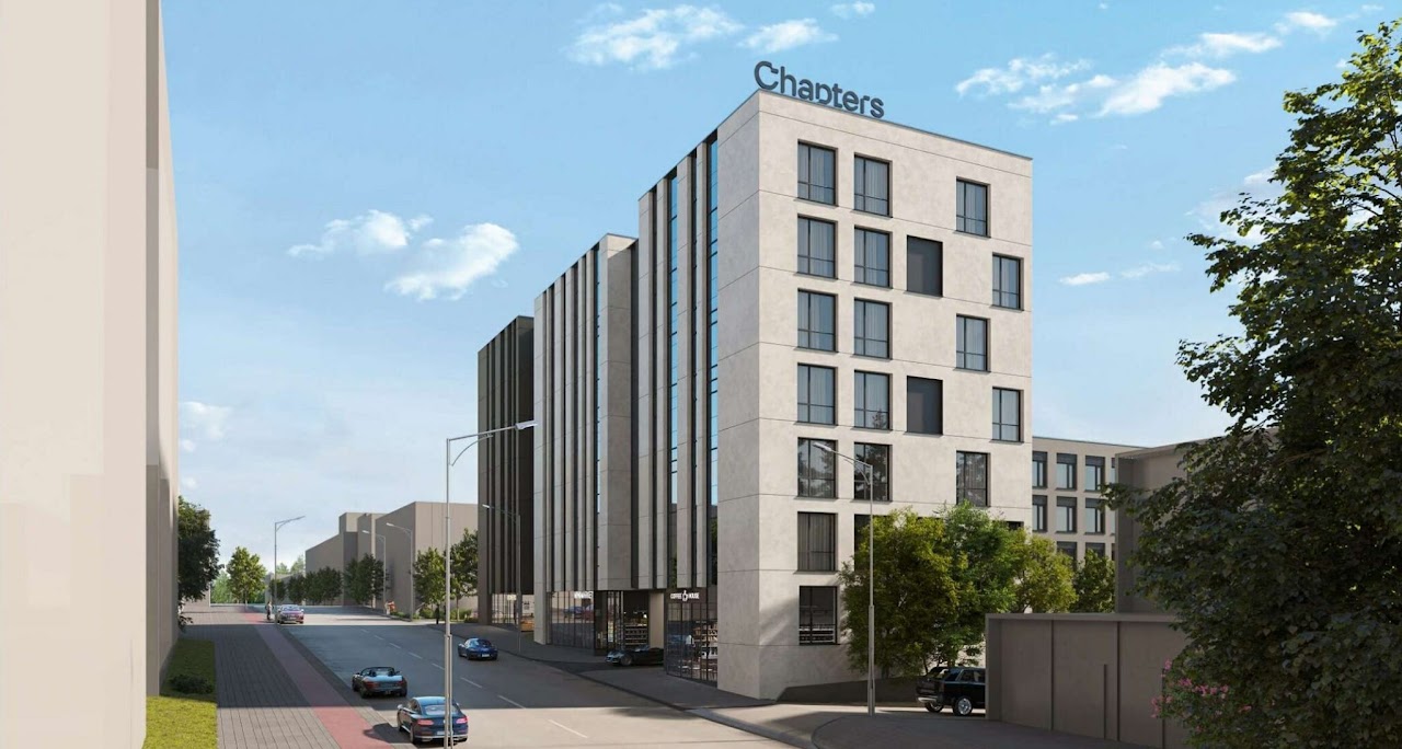 Chapters co-living – pastato vaizdas